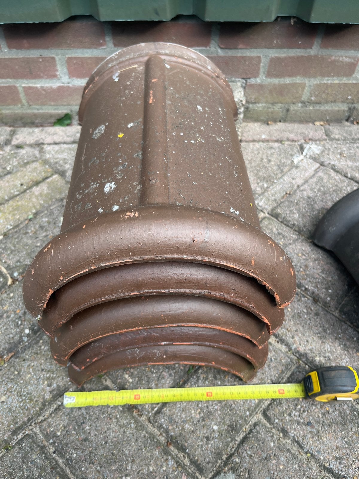 5 bruine nokvorsten - Goede staat, zonder bluisters, Ophalen, Gebruikt, Dakpannen, Overige kleuren