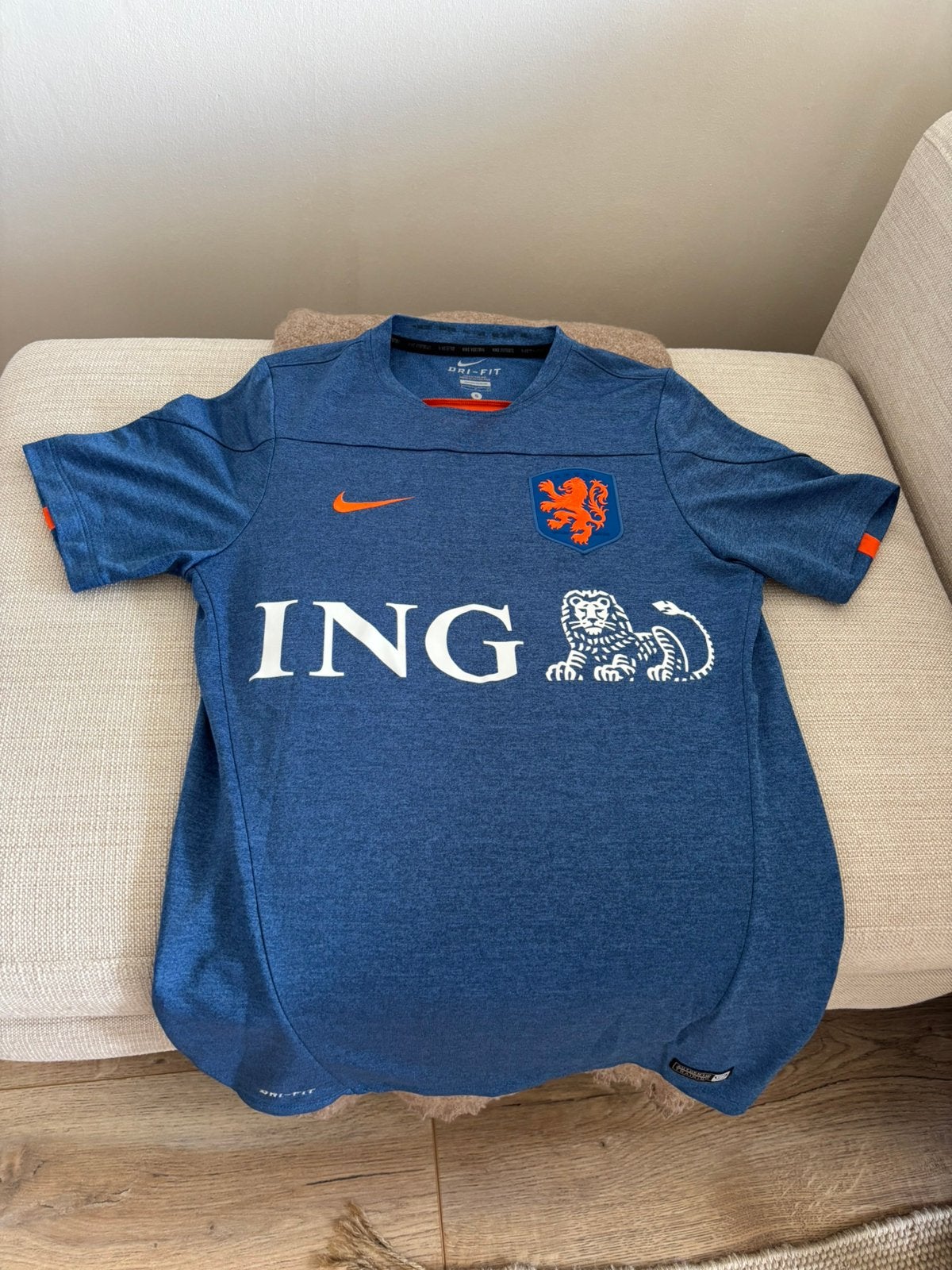 Nederlands Elftal (KNVB) Trainingsshirt Nike | Maat S, Maat S, Ophalen of Verzenden, Zo goed als nieuw, Shirt
