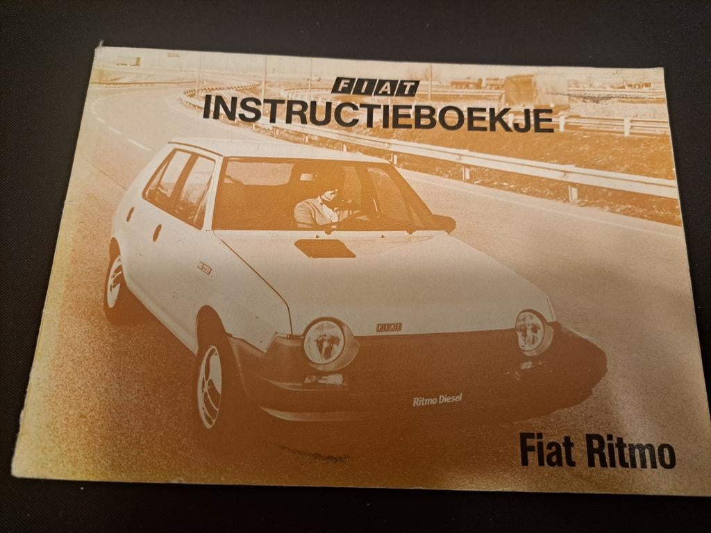 Fiat ritmo instructieboekje, Ophalen of Verzenden