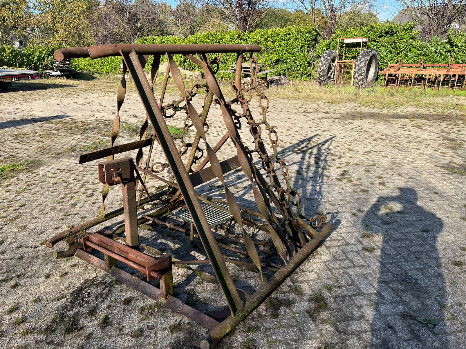 Weidesleep paardenbaksleep, Ophalen, Weidebouw