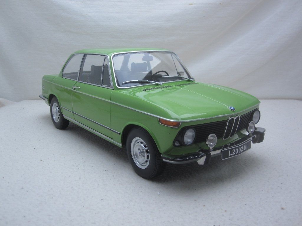 BMW 2002 Tii 1974 Groen metallic 1:12 KK-scale, Ophalen of Verzenden, Nieuw, 1:9 t/m 1:12, Auto