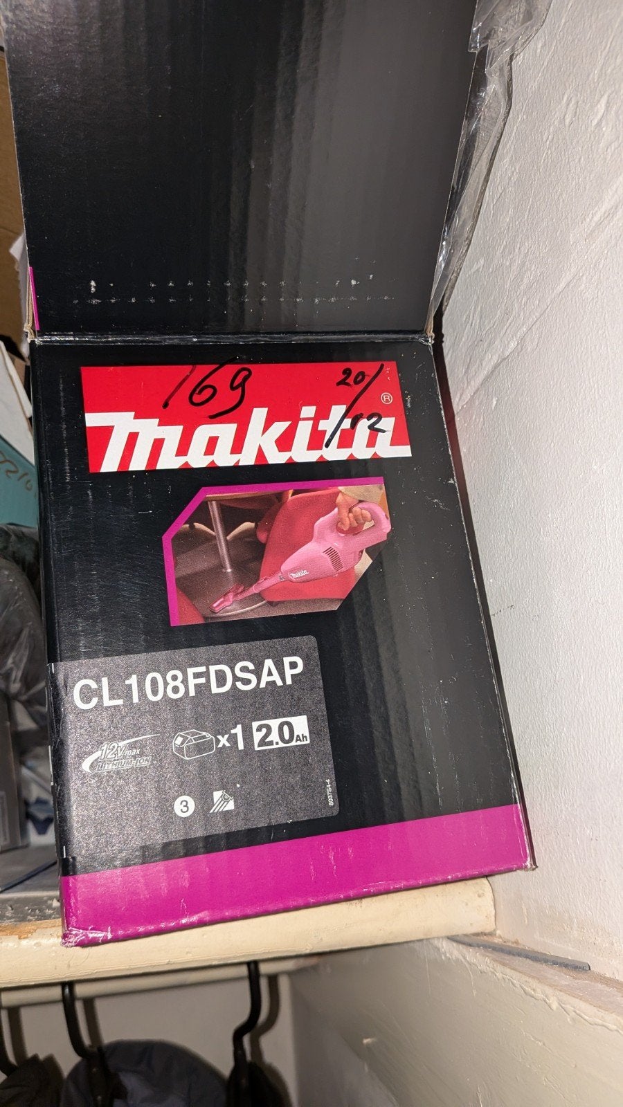 Foto 8 van Makita CL108FDSAW Steelstofzuiger met Accu en Lader