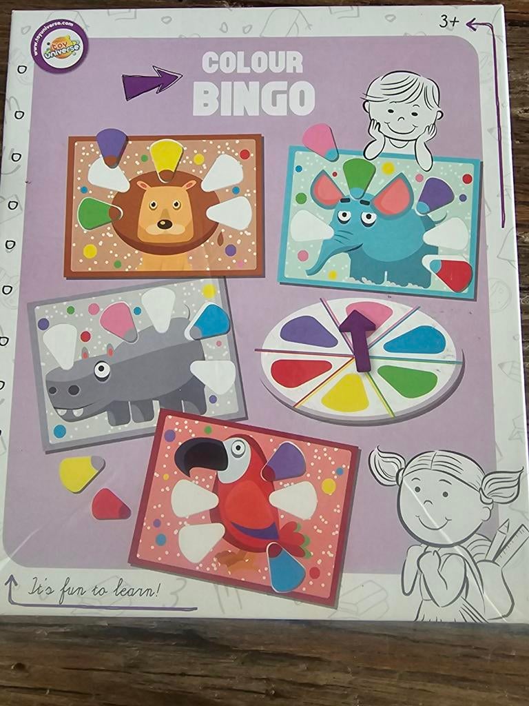 Colour Bingo Educatief Spel voor Kinderen 3+, Ophalen, Zo goed als nieuw, Ontdekken