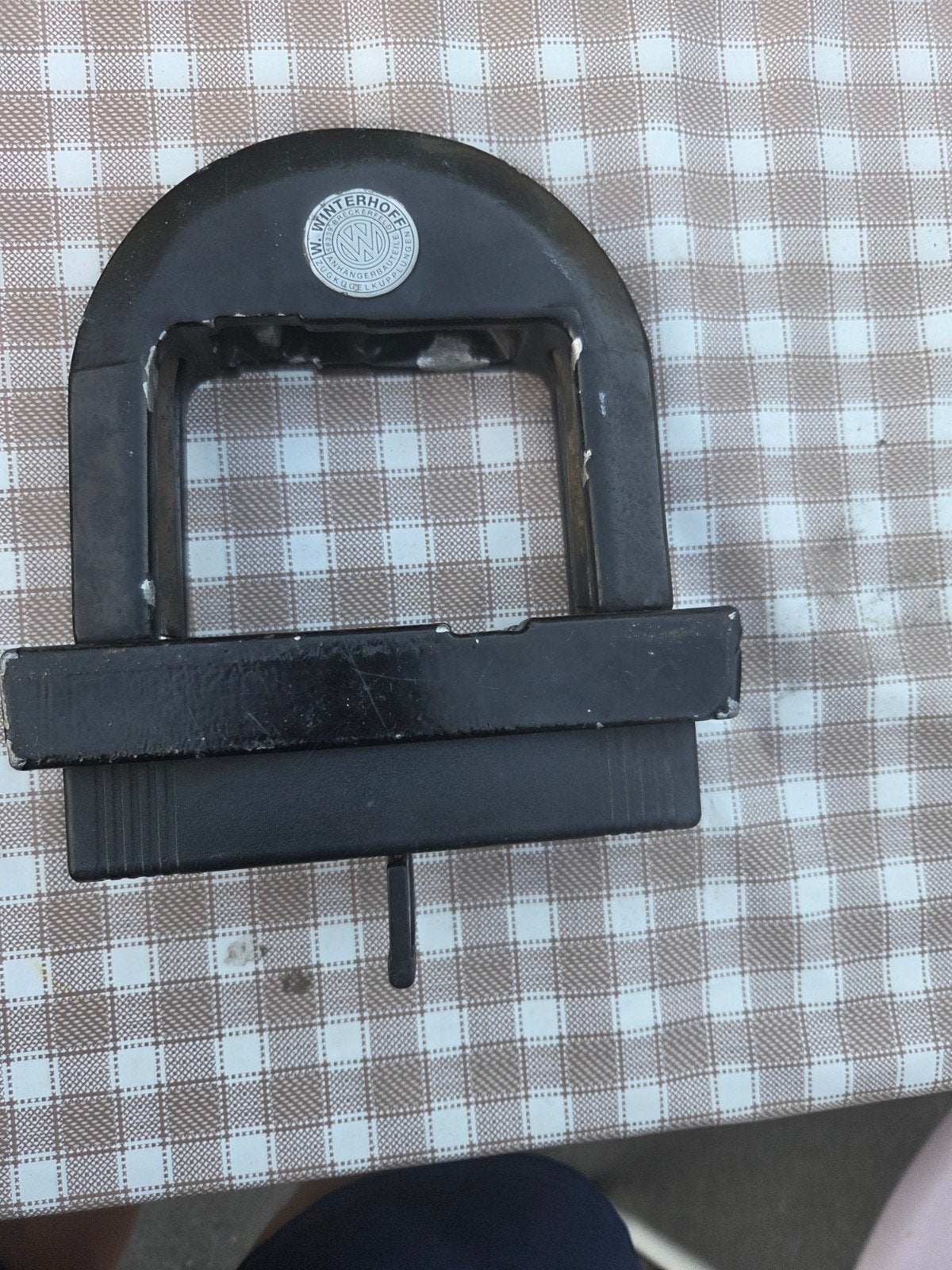 Caravan disselslot, Ophalen of Verzenden, Gebruikt
