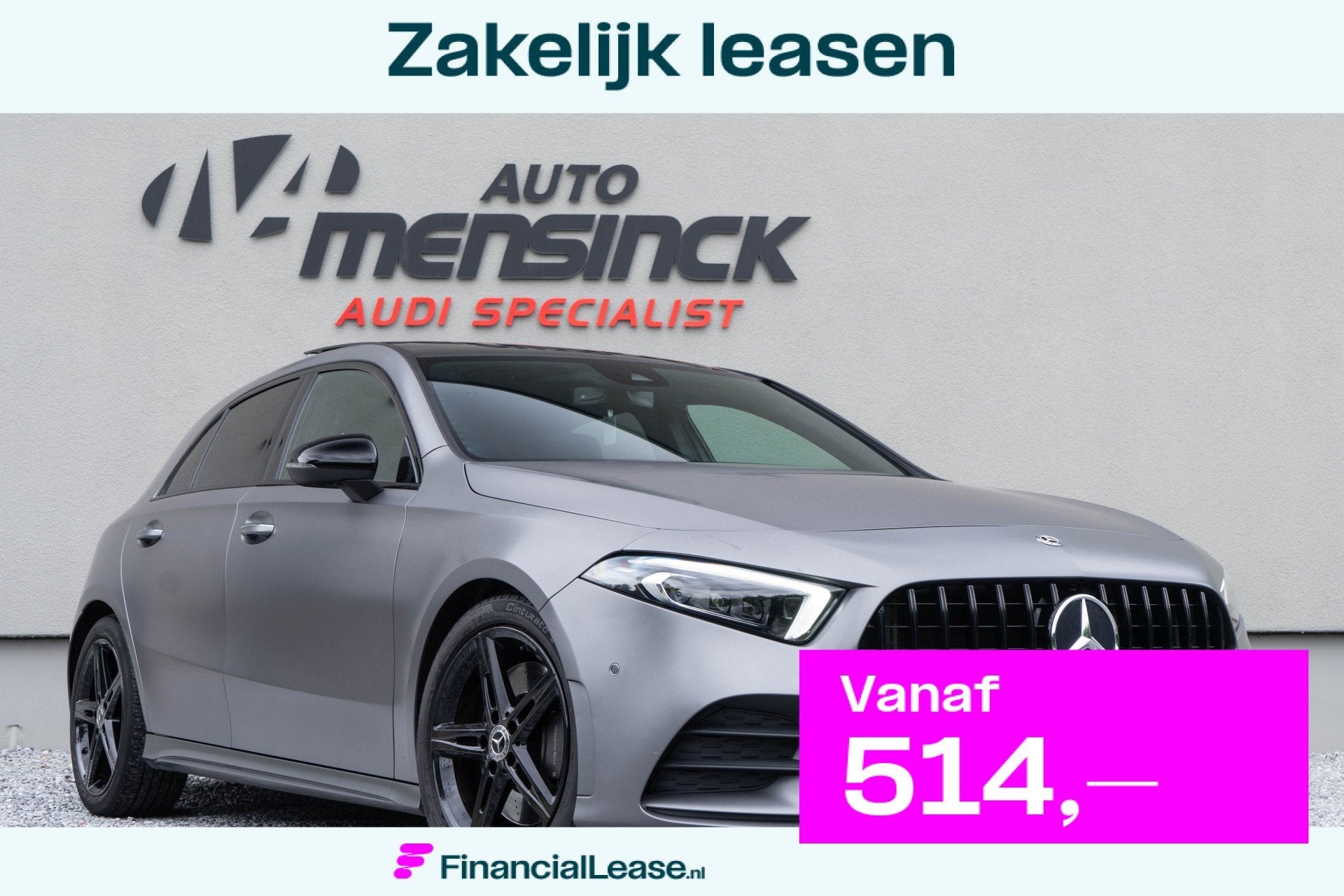 Mercedes-Benz A-Klasse 250 Premium Plus AMG-Line / Virtual C, Gebruikt, 4 cilinders, Leder, 1600 kg