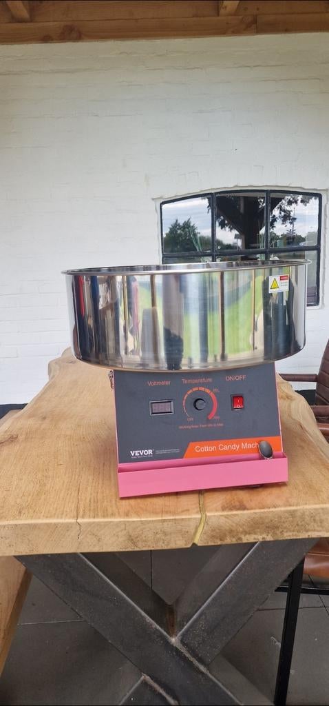 🎉 Suikerspinmachine te huur inclusief 1 kg suiker! 30 p/dag, Ophalen, Nieuw