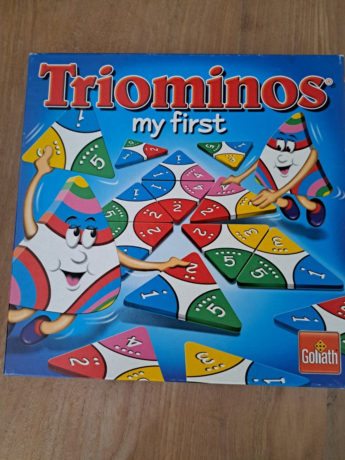 Triominos My First - Educatief spel voor jonge kinderen, Een of twee spelers, Ophalen, Gebruikt, Goliath