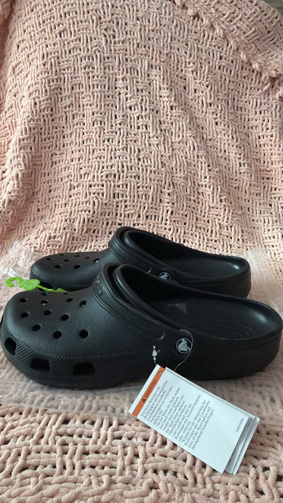 Nieuwe Crocs Classic Clogs Zwart - Maat 45-46, Verzenden, Nieuw, Zwart, Slippers