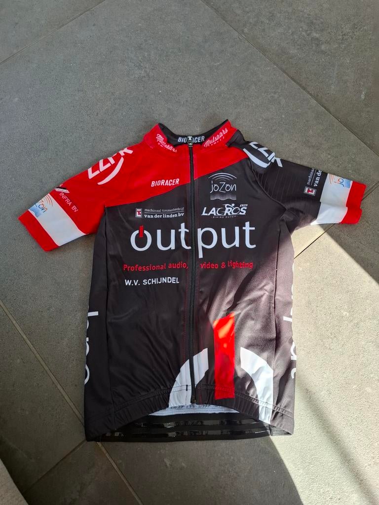 Bioracer wielershirt nieuw maat 134/140 kinderen