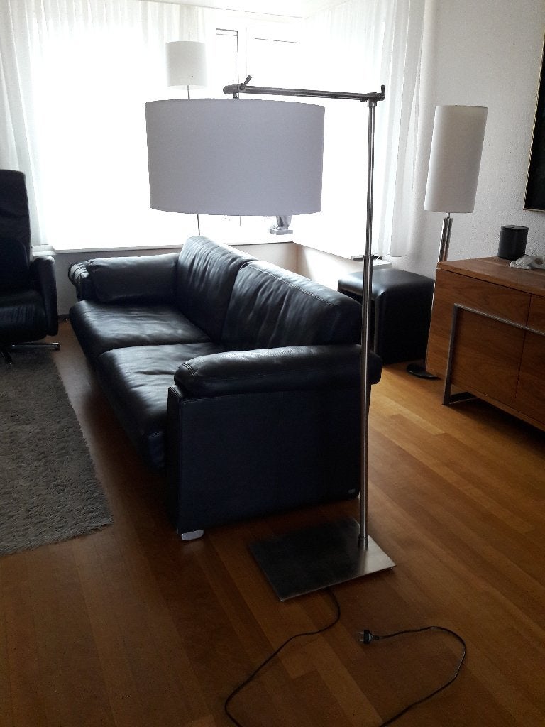 Staande schemerlamp, Huis en Inrichting, Ophalen, E27 (groot), Zo goed als nieuw, Metaal