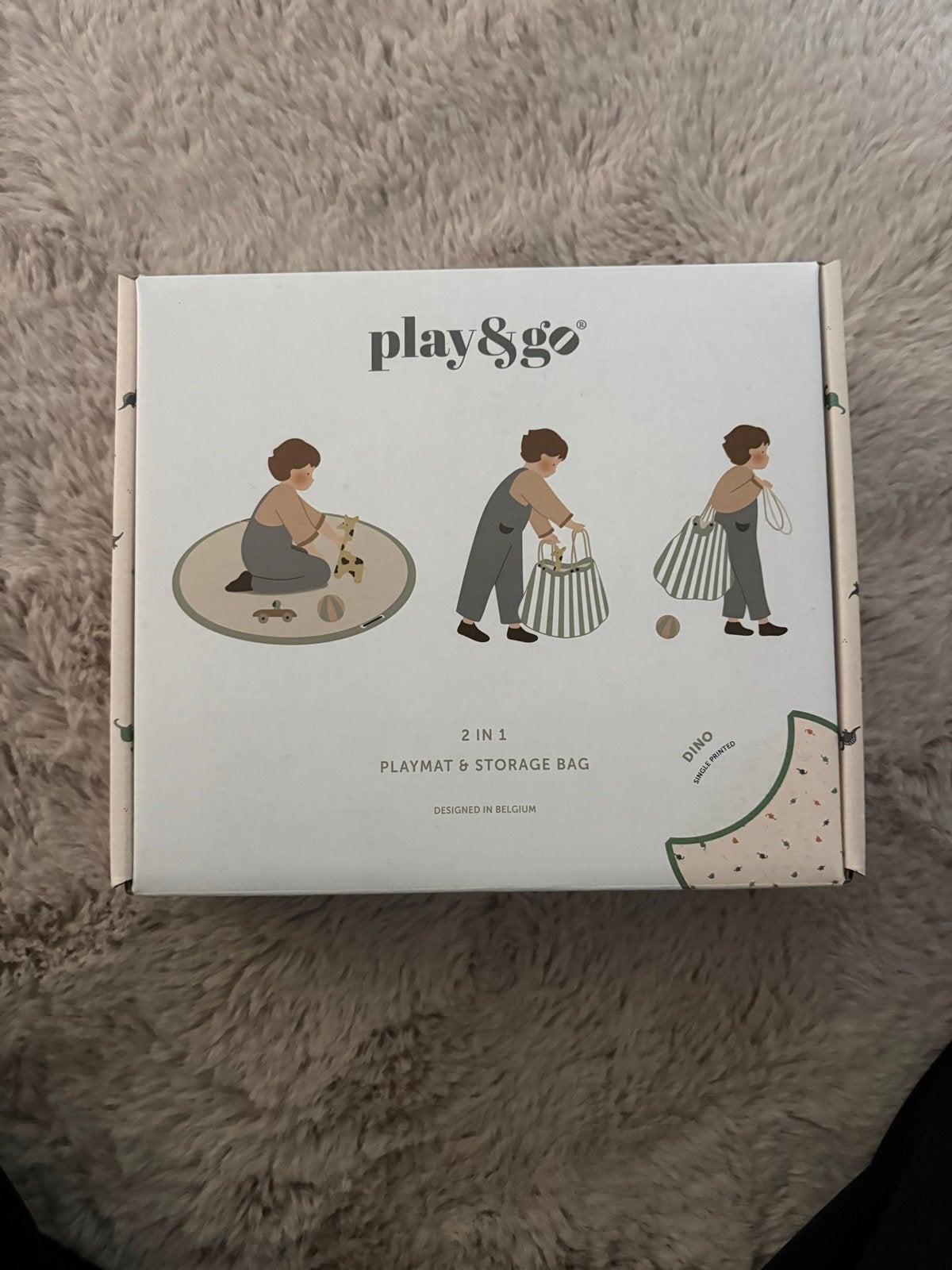 Play & Go 2-in-1 Speelkleed en Opbergzak Dino, Kinderen en Baby's, Ophalen, Nieuw
