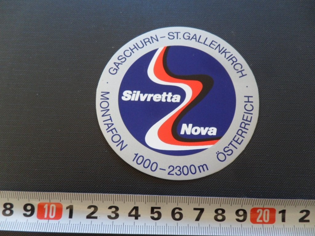 sticker Oostenrijk Silvretta Nova Montafon Gaschurn St. Gall, Ophalen of Verzenden, Zo goed als nieuw