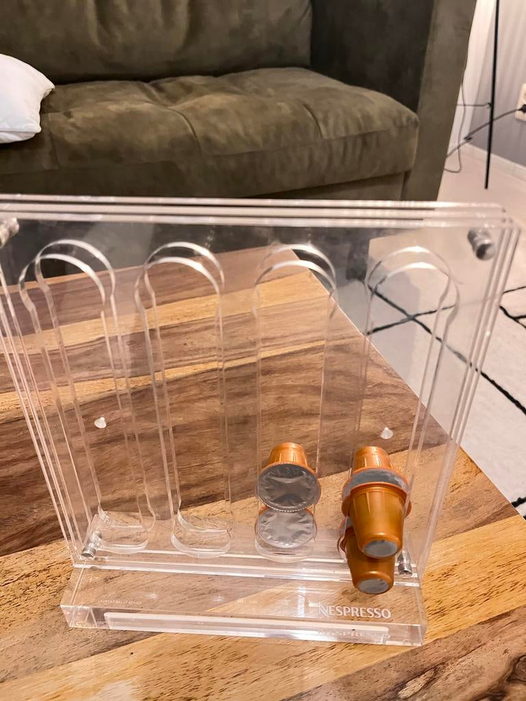 Nespresso koffiecups houder, Overige typen, Kunststof, Ophalen of Verzenden, Zo goed als nieuw