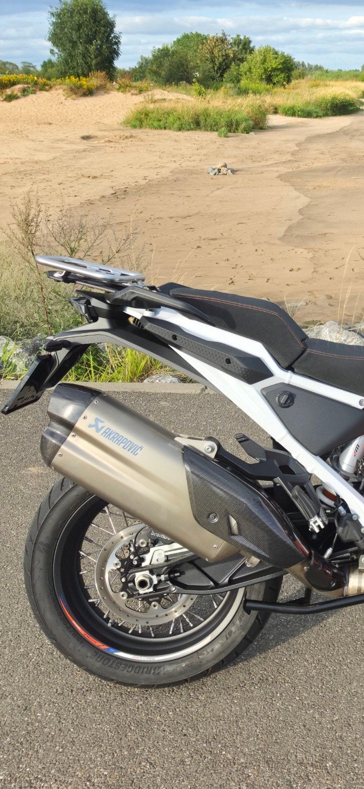 KTM super adventure 1290 2021- AKRAPOVIC DEMPER & HITTESCHIL, Motoren, Ophalen of Verzenden, Nieuw