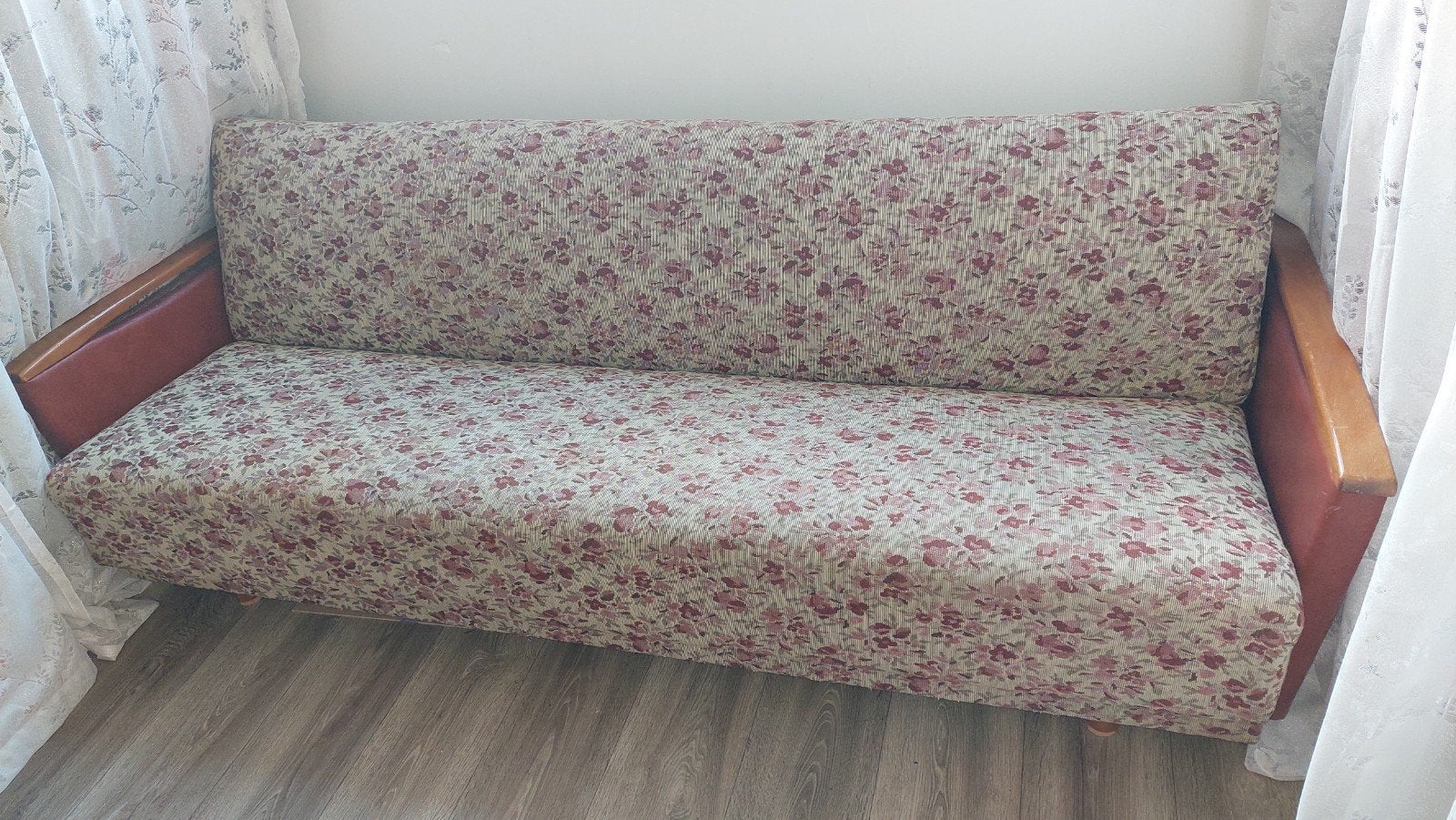 vintage slaapbank, Huis en Inrichting, Ophalen, Twijfelaar, 200 cm, 100 cm
