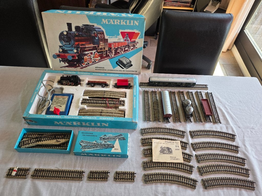 Marklin Treinset jaren 70/80 met toebehoren, Wisselstroom, Ophalen of Verzenden, Märklin, Gebruikt