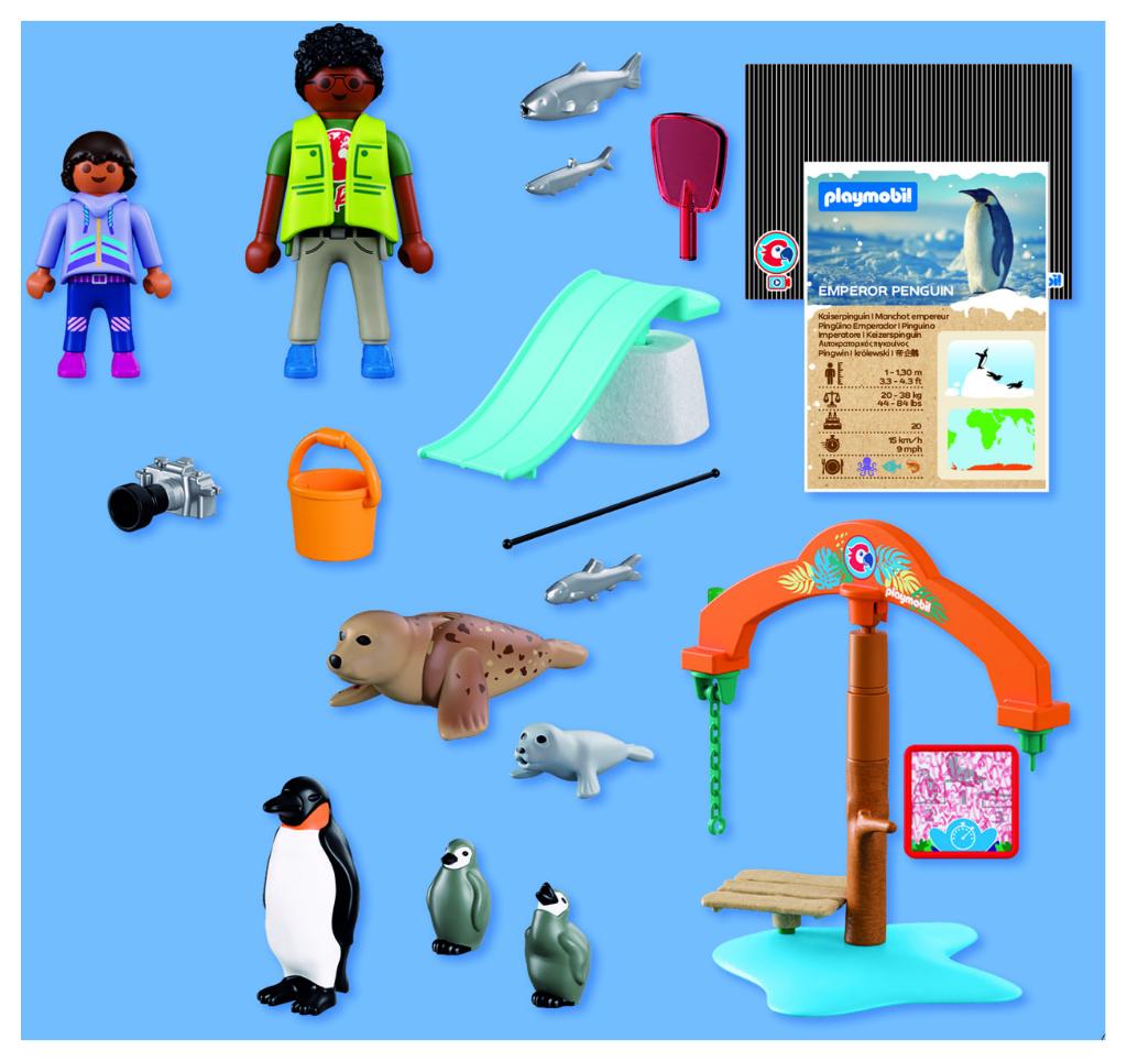 PLAYMOBIL 72073 Dierentuin; IJsexpeditie 36 delig, Ophalen of Verzenden, Nieuw, Complete set