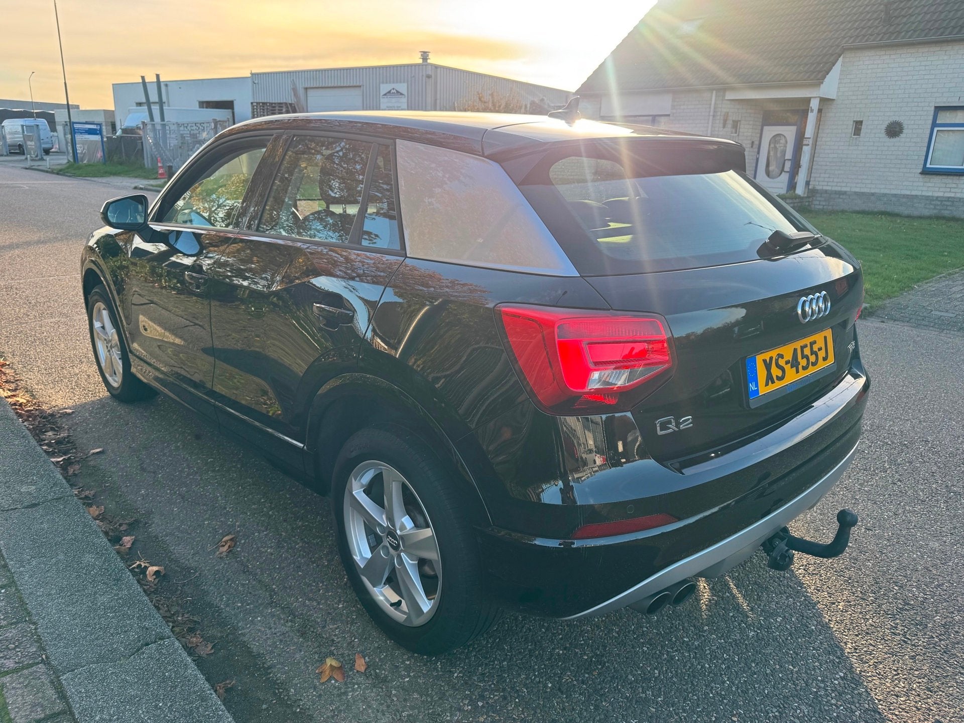 Audi Q2 1.4 TFSI CoD Sport Pro Line Automaat,Navigatie, Auto's, Gebruikt, 4 cilinders, 150 pk, Zwart