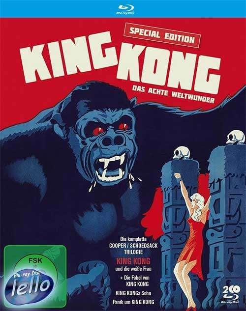 Blu-ray: King Kong (1933) + Son of + Mighty Joe Young, DE, Ophalen of Verzenden, Zo goed als nieuw, Klassiekers