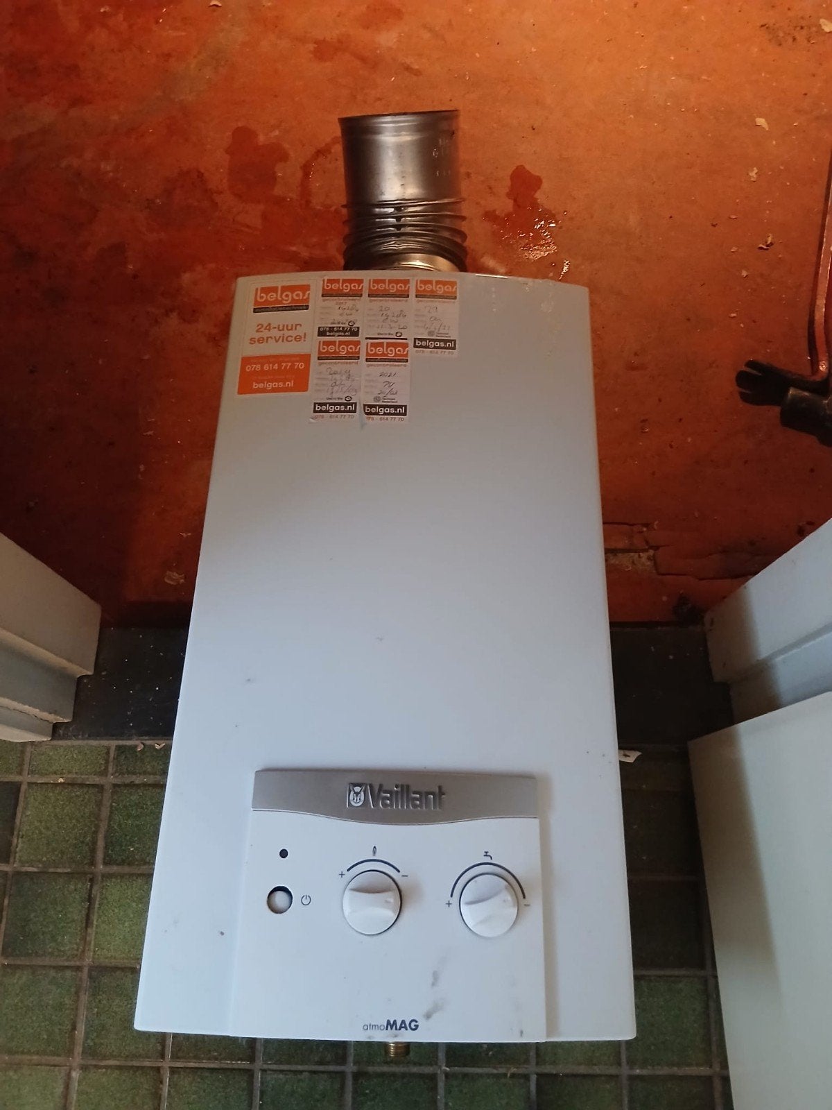 Vaillant MAG mini NL 11-0/1 GX L atmoMAG Geiser, Doe-het-zelf en Verbouw, Ophalen, Gebruikt, Aardgas, Geiser
