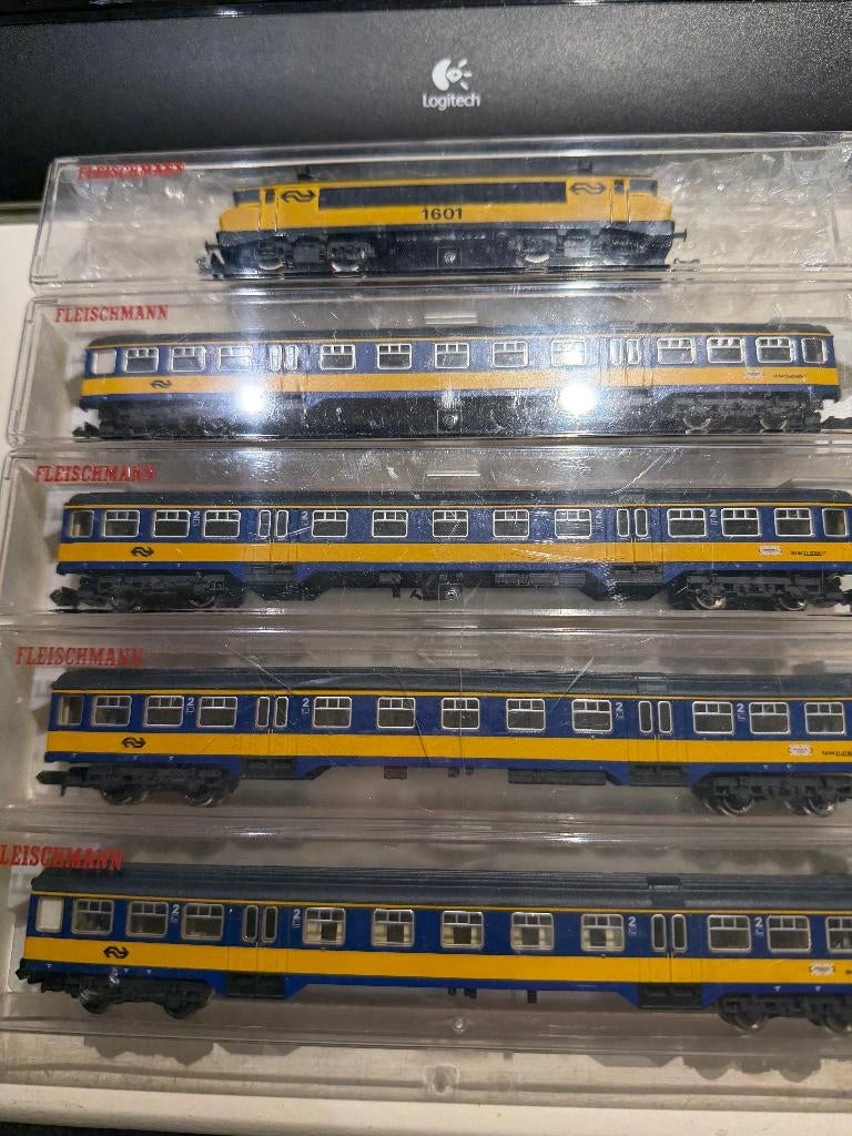 NS Set Fleischmann, Gelijkstroom, Fleischmann, Analoog, Ophalen of Verzenden