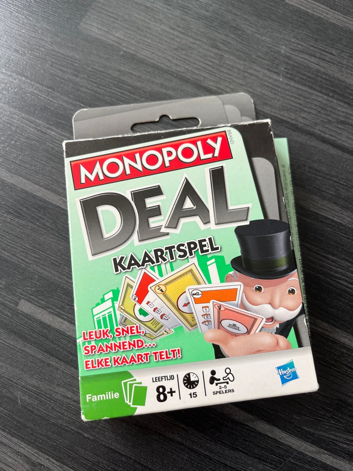 Monopoly Deal Kaartspel - Leuk, Snel & Spannend!, Vijf spelers of meer, Ophalen of Verzenden, Gebruikt