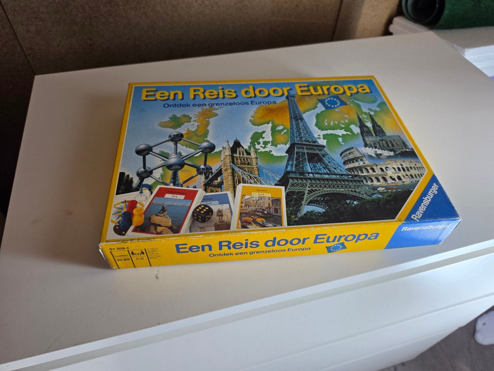 bordspel een reis door Europa 1x gebruikt, Ophalen of Verzenden, Zo goed als nieuw, Auto, Overige merken