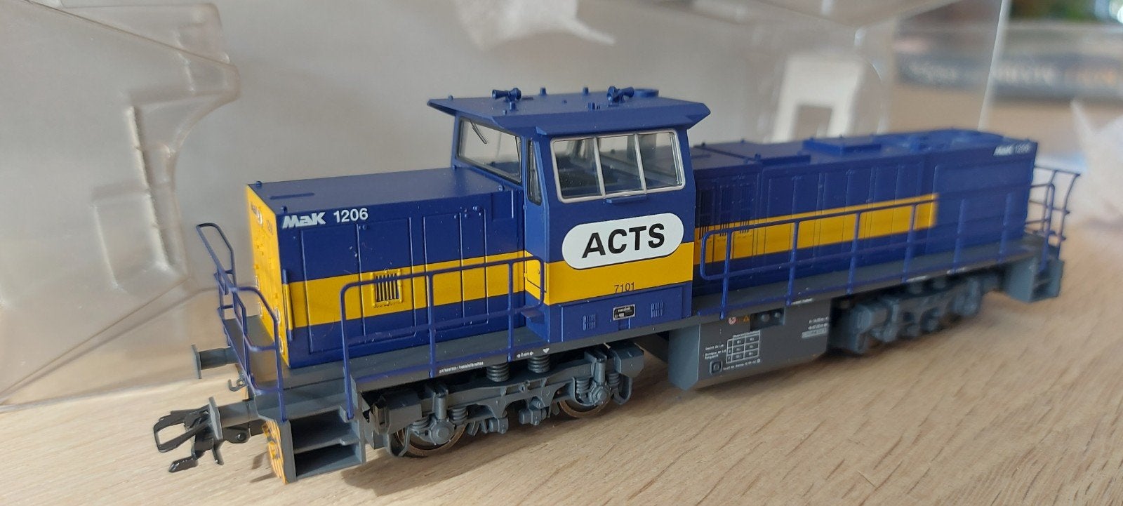 Märklin ACTS MaK 1206 dieselloc MFX artnr 37635 in ovp, Hobby en Vrije tijd, Wisselstroom, Locomotief, Ophalen of Verzenden, Zo goed als nieuw