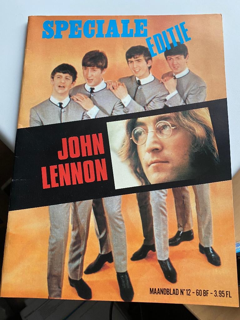 Beatles John Lennon special n.a.v. zijn dood, Ophalen of Verzenden, Zo goed als nieuw, Boek, Tijdschrift of Artikel
