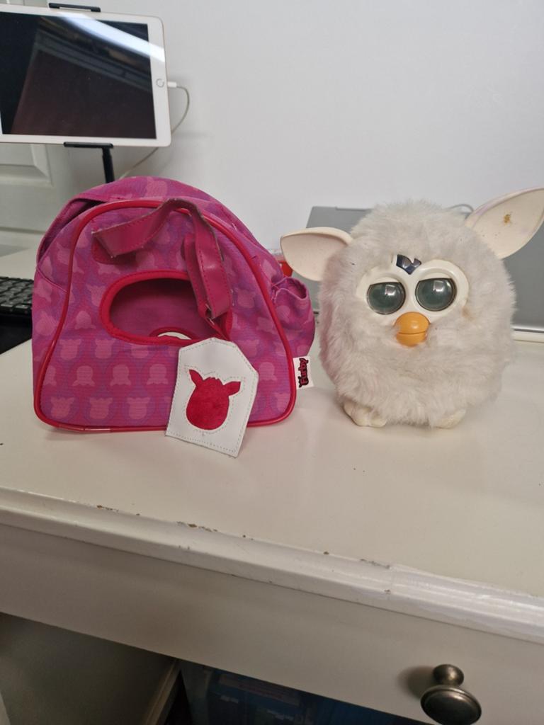 Furby met Roze Tasje - Vintage Speelgoed, Ophalen of Verzenden, Gebruikt, Jongen of Meisje