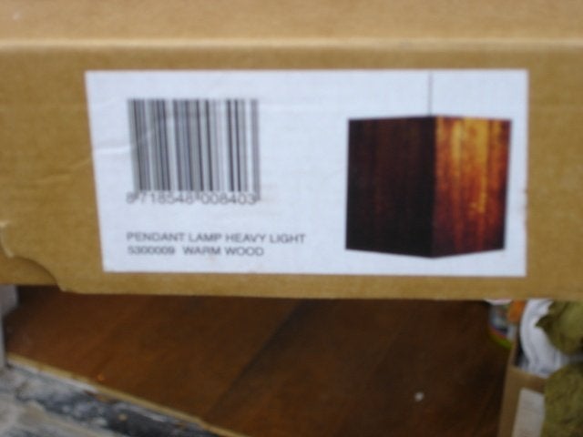 Een Hanglamp van Zuiver "Heavy Light " woodprint, Ophalen of Verzenden, Nieuw, Overige materialen, E27 (groot)