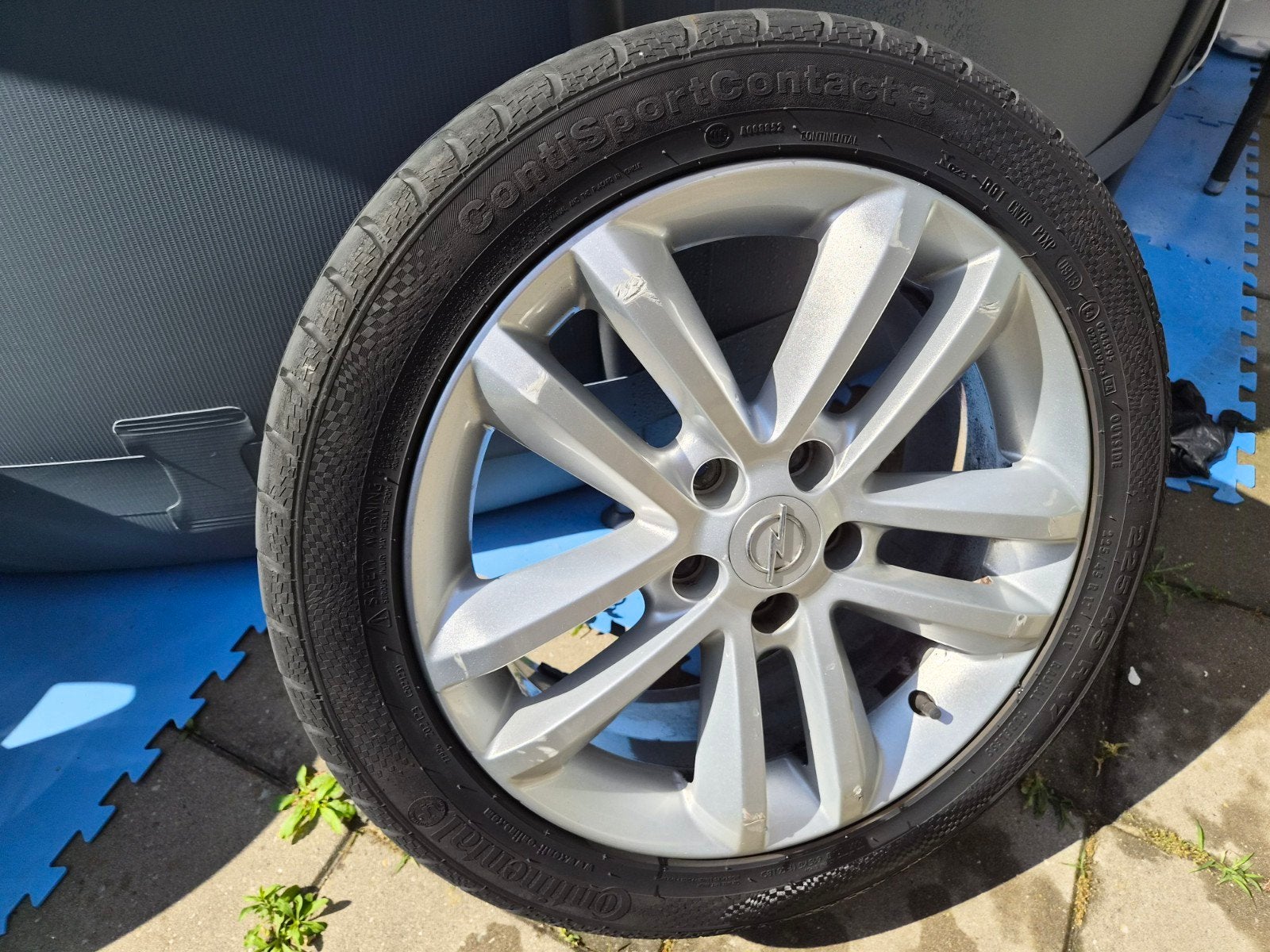 Opel LM velgen 17inch ET41, Ophalen, Gebruikt, Banden en Velgen, 17 inch