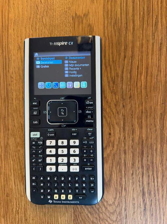 Grafische rekenmachine van Texas Instruments TI-nspire cx, Diversen, Rekenmachines, Ophalen of Verzenden, Grafische rekenmachine