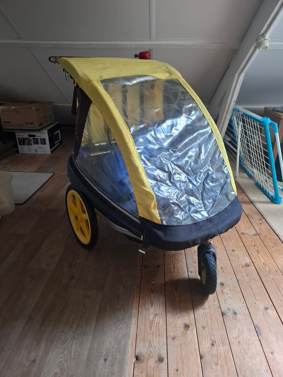 Fietskar, Fietsen en Brommers, Fietsaccessoires | Aanhangers en Karren, Ophalen, Gebruikt, Opvouwbaar, Kid Car