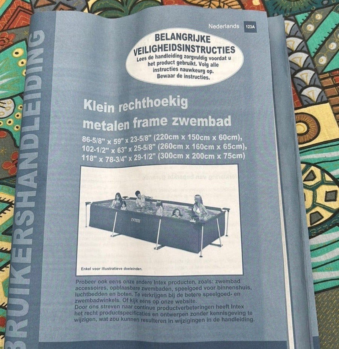 Intex Opzetzwembad met filterpomp en toebehoren, Ophalen, Zo goed als nieuw, Opzetzwembad, 200 tot 400 cm