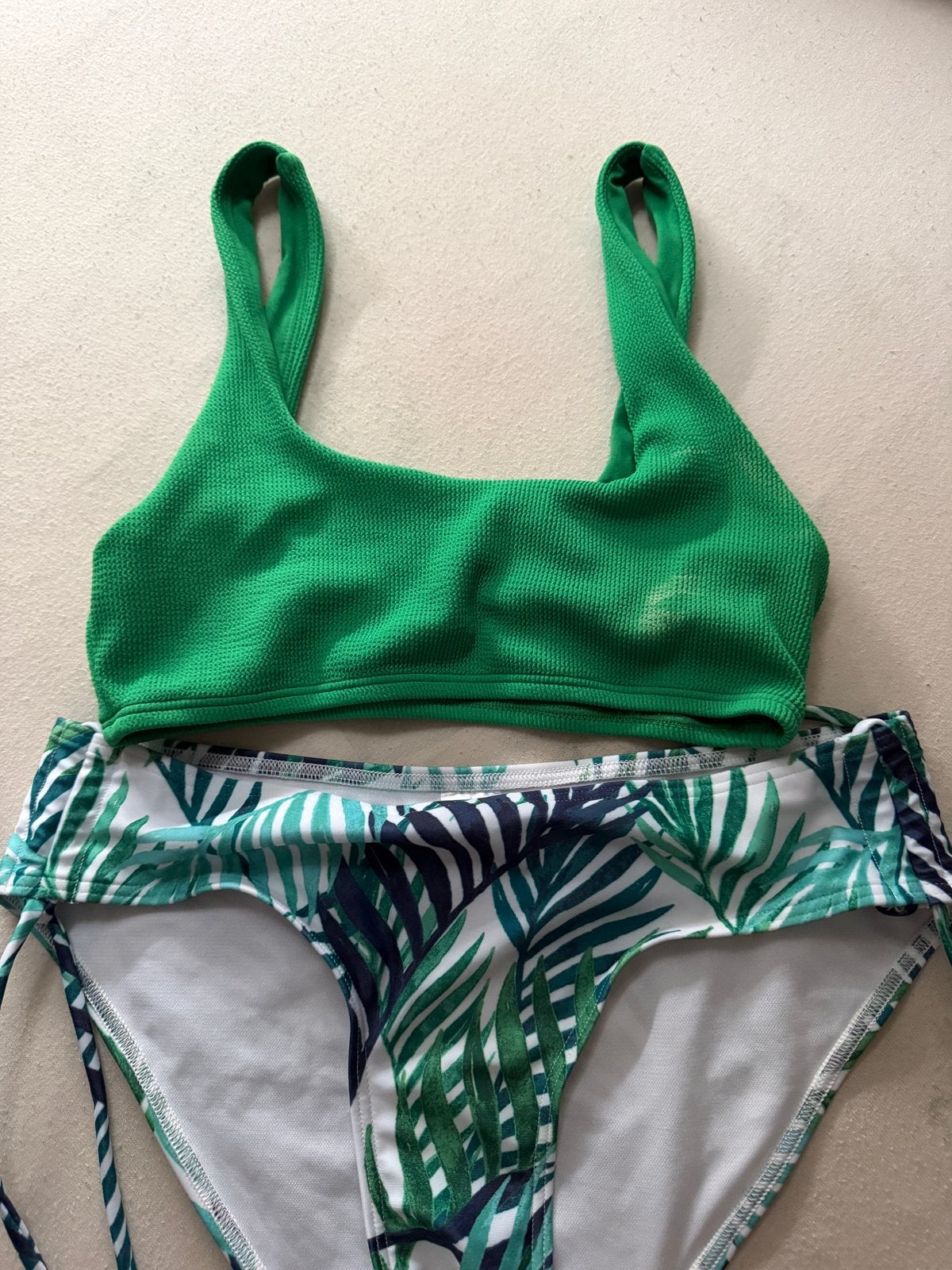Gratis bikini maat S, Ophalen, Gedragen, Groen, Bikini