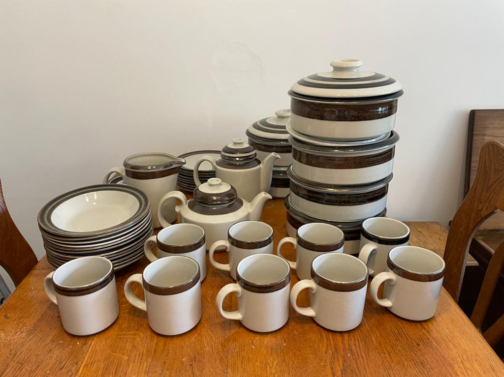 Arabia Karelia servies - Vintage Fins design, Ophalen, Gebruikt, Keramiek, Overige stijlen