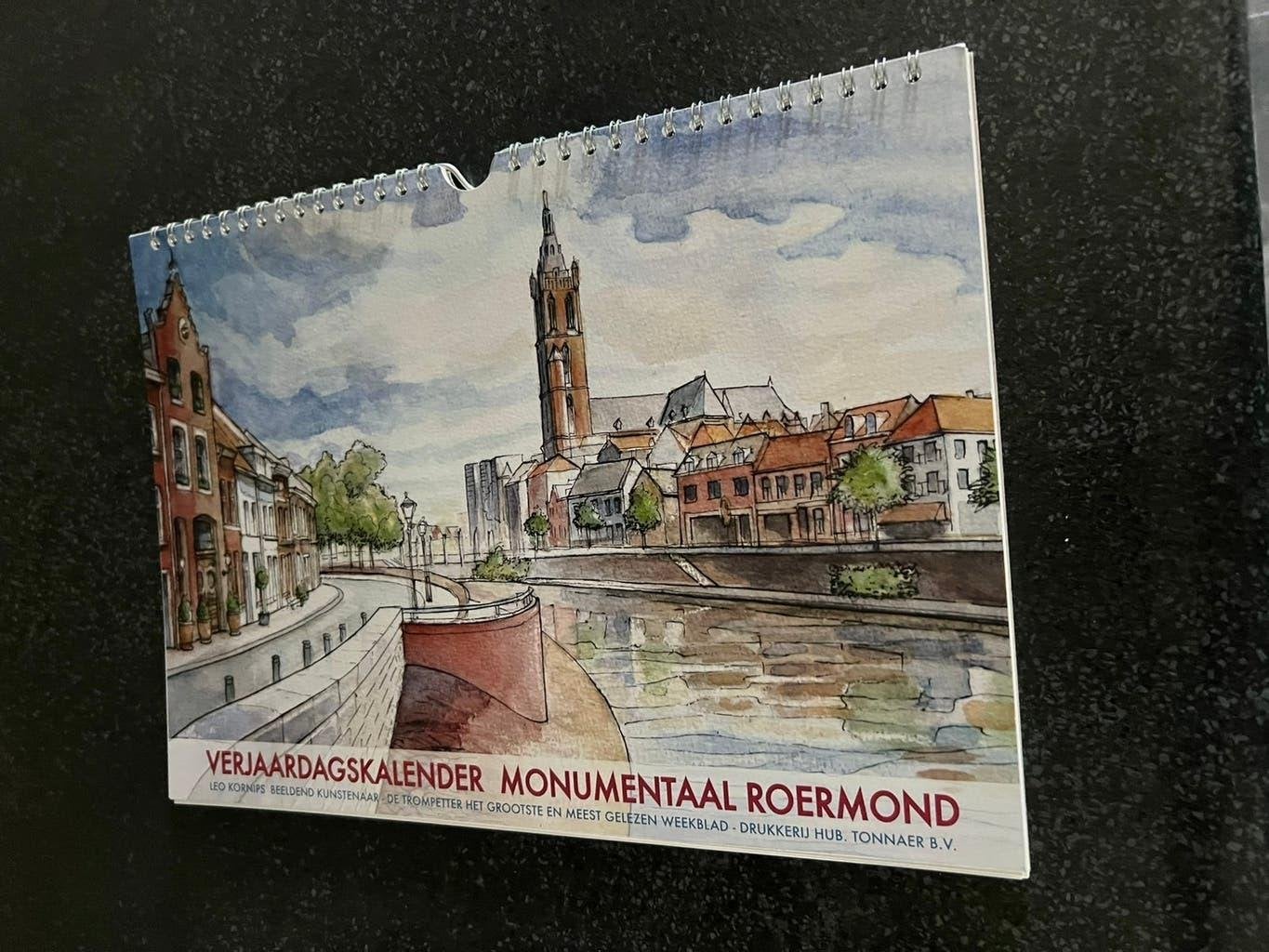 Verjaardagkalender Roermond, Ophalen of Verzenden, Maandkalender, Nieuw