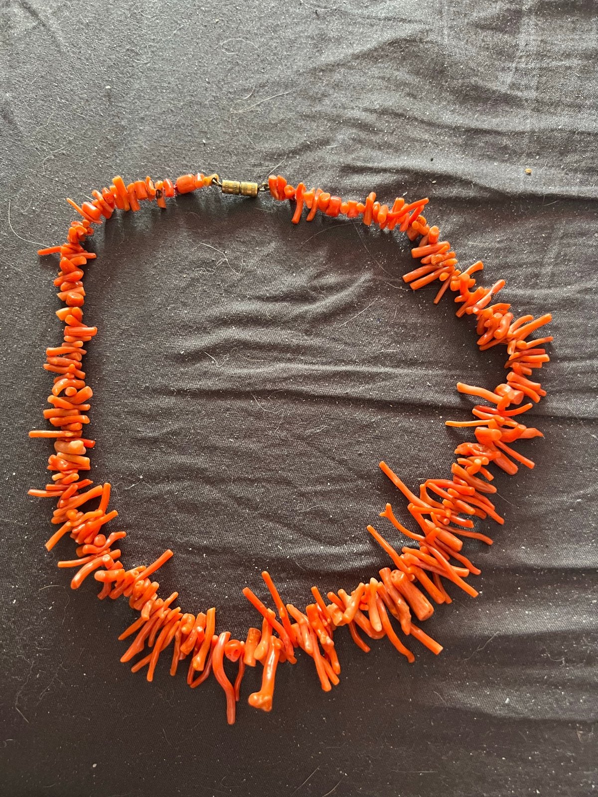 Vintage Koraal Ketting - Uniek en Tijdloos Sieraad, Ophalen of Verzenden, Gebruikt, Oranje, Steen of Mineraal