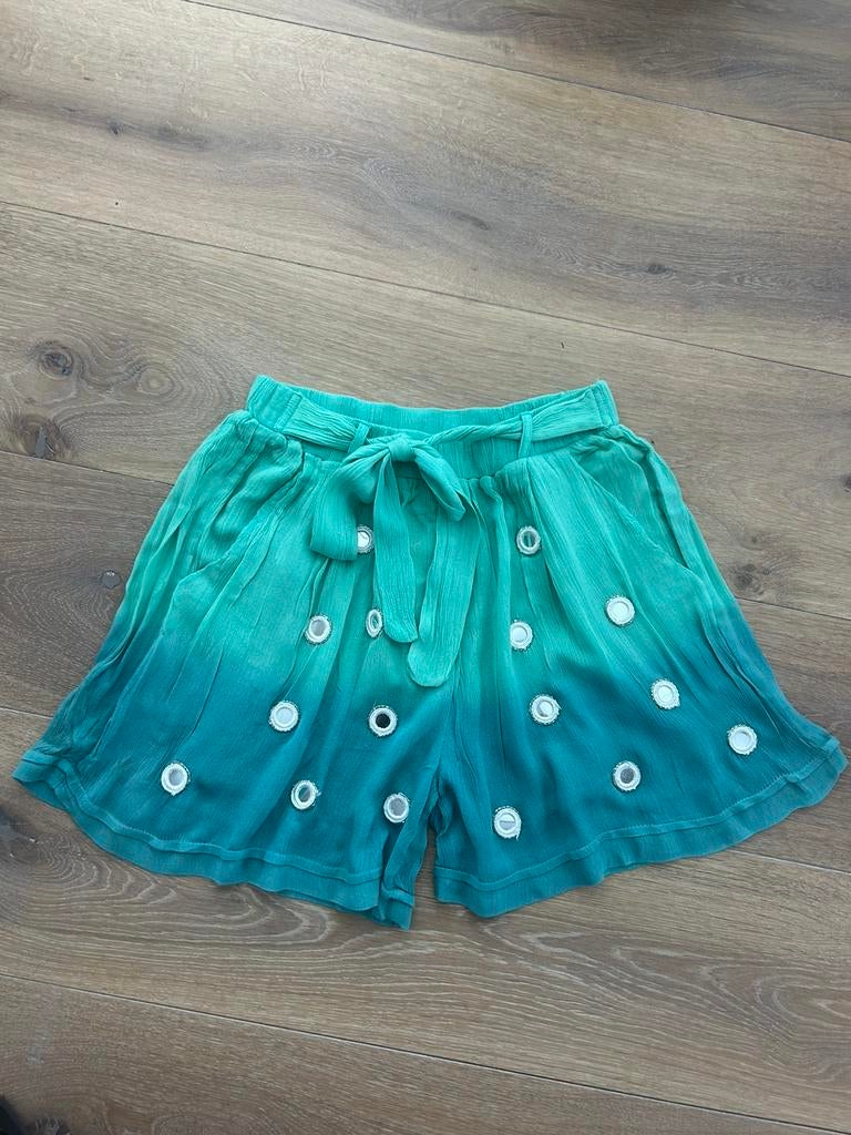 BIANCA short turquoise Ibizastyle mt S/M en M/L