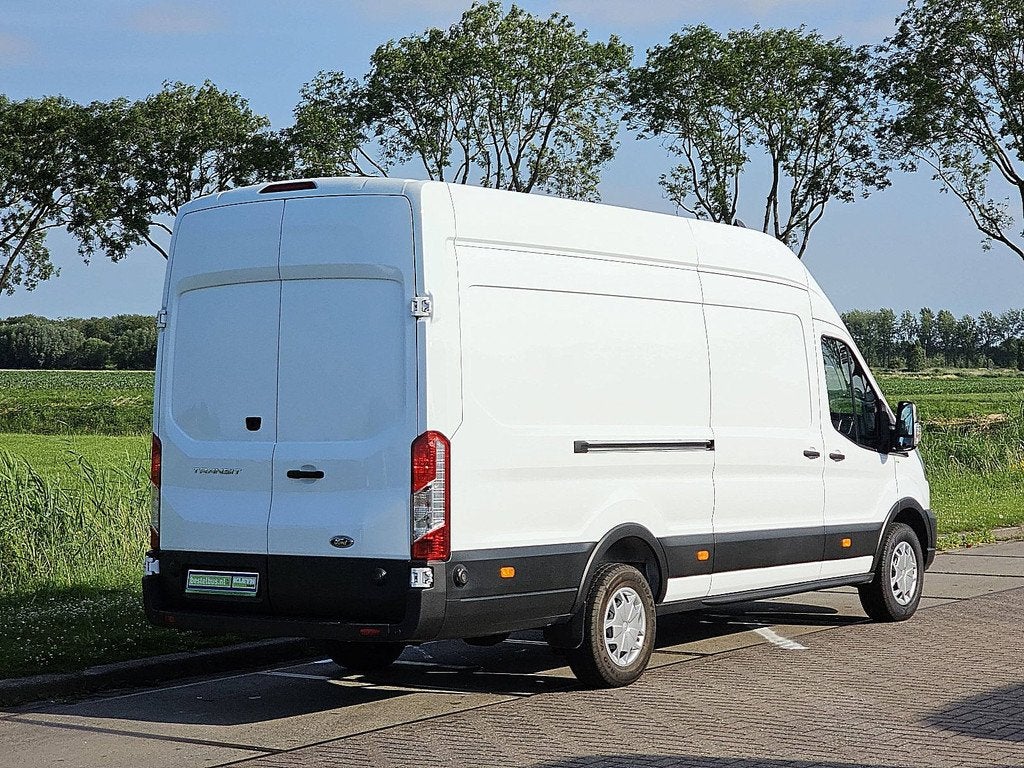 FORD TRANSIT 350 l4h3 131pk camera, Auto's, Gebruikt, Euro 6, Wit, Bedrijf