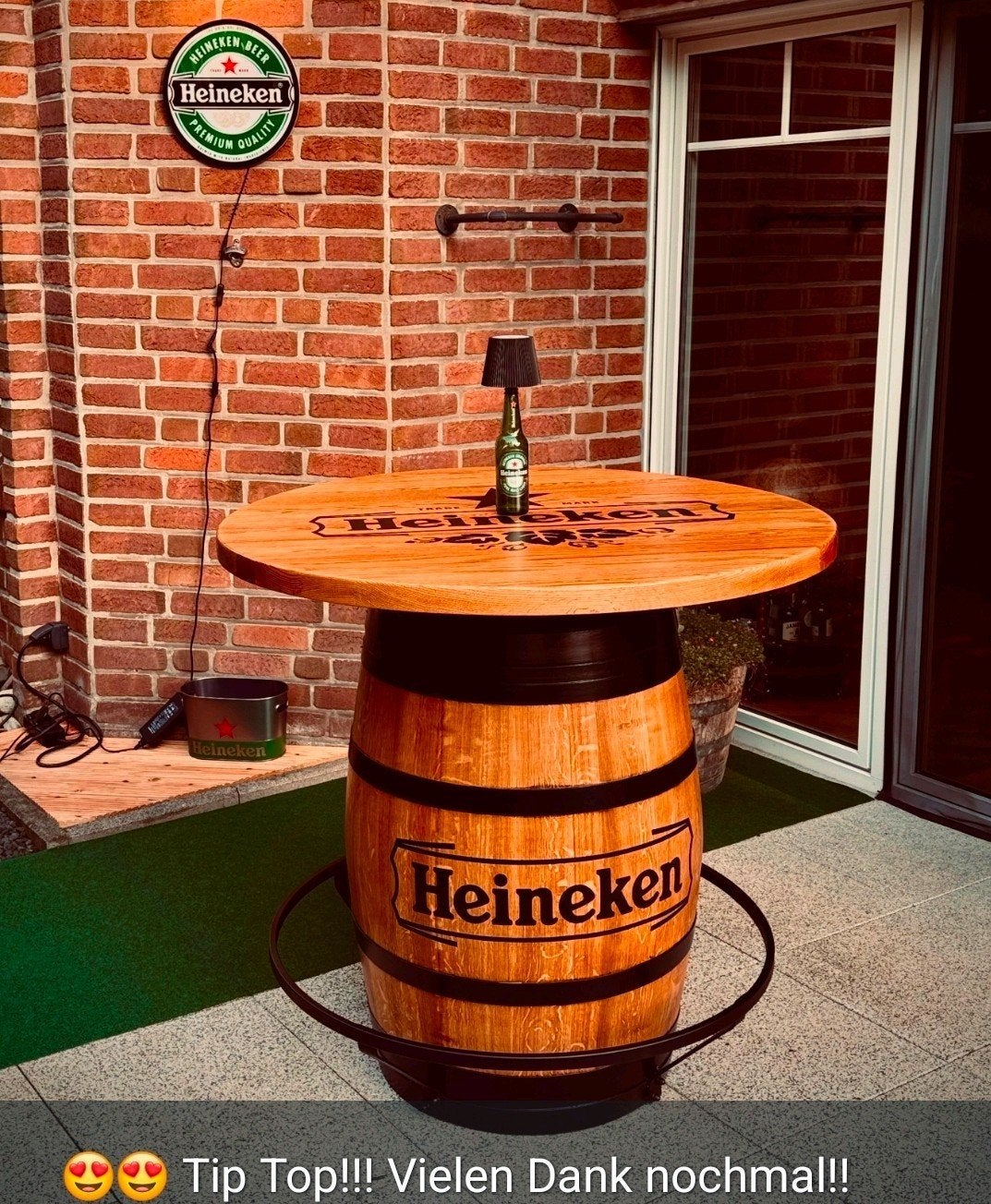 HEINEKEN wijnvat statafels naar Bremen, Ophalen of Verzenden, Nieuw, Overige typen, Heineken