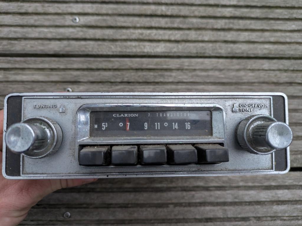 Autoradio Clarion Vintage Radio Transistor, Ophalen of Verzenden