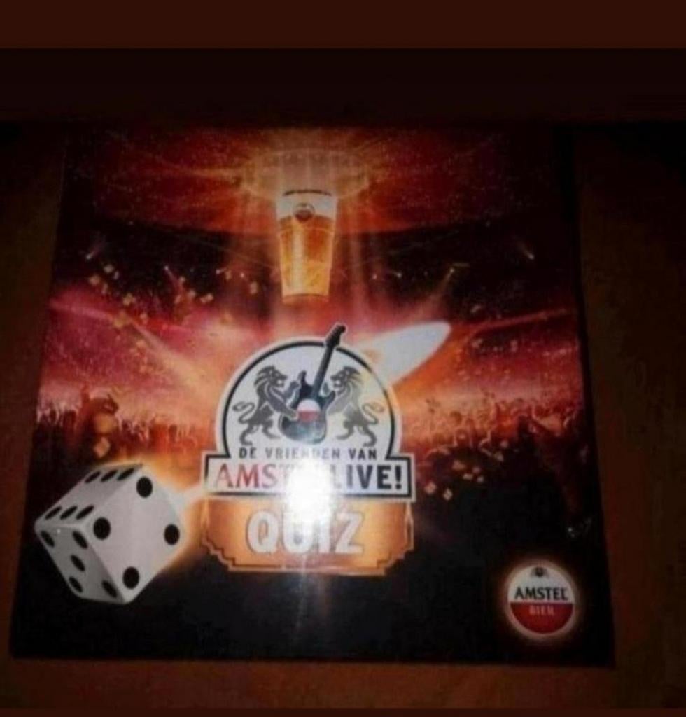 Amstel Live! Quiz Bordspel - Muziek & Vriendschap, Vijf spelers of meer, Ophalen of Verzenden, Zo goed als nieuw, Identity Games