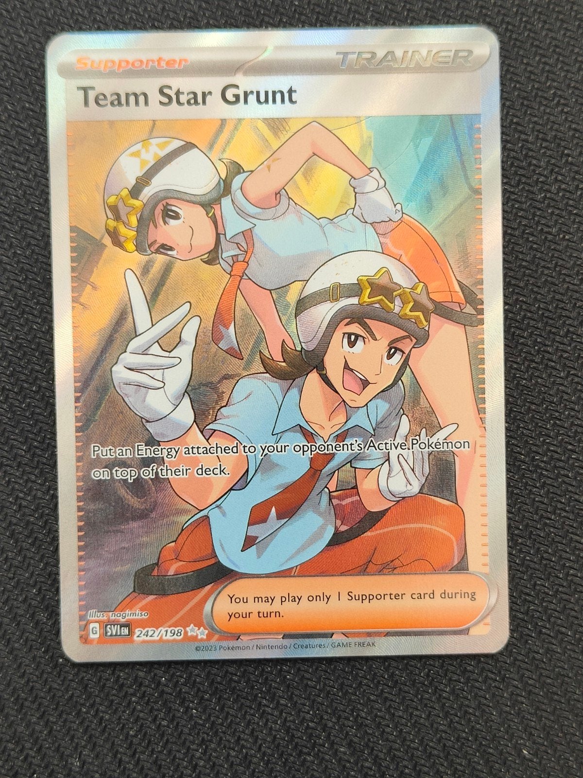 Team Star Grunt SVI 242/198 Pokémon Kaart, Ophalen of Verzenden