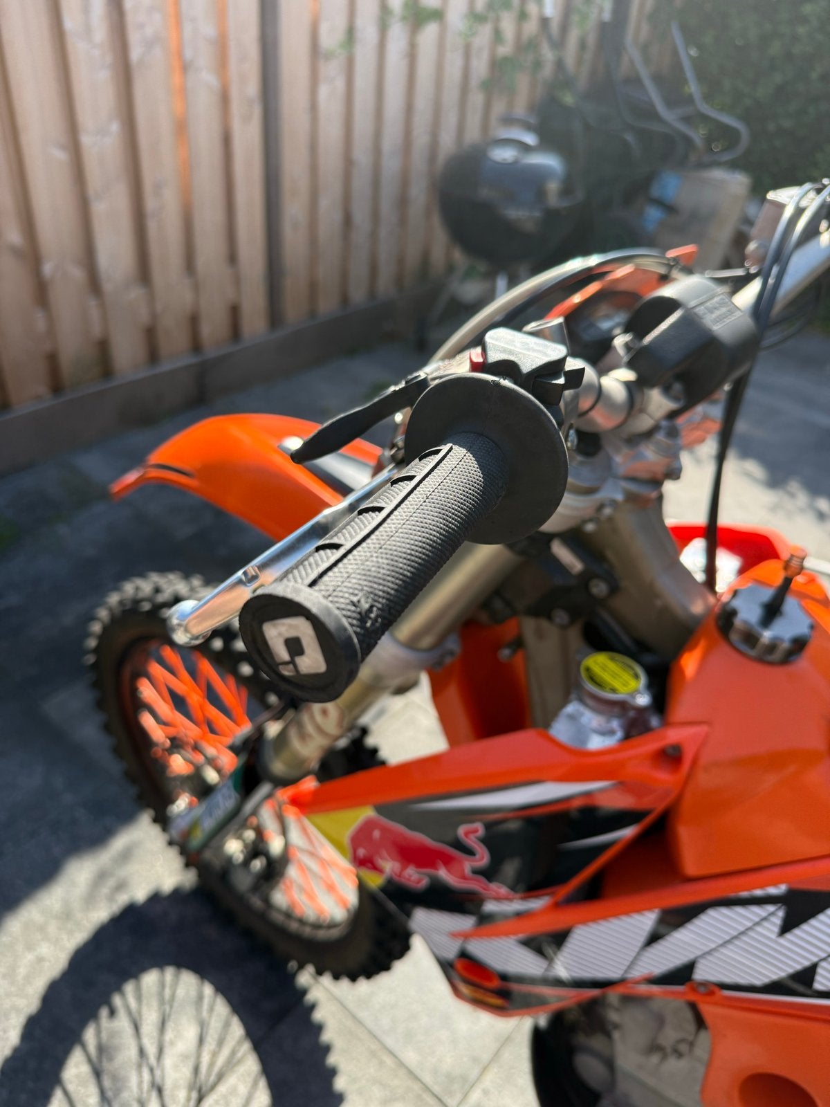 KTM Crossmotor met aanhanger - met kenteken plaat 525cc, Motoren, Gebruikt, Particulier, Crossmotor, Meer dan 35 kW