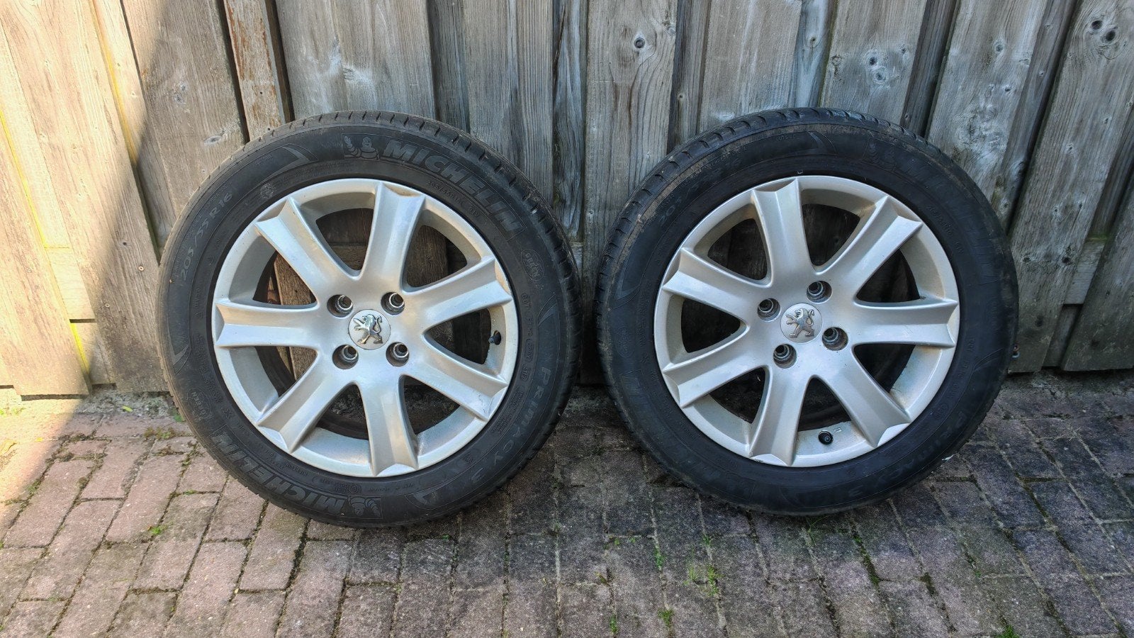 2 stalen velgen 16 inch Peugeot, Ophalen