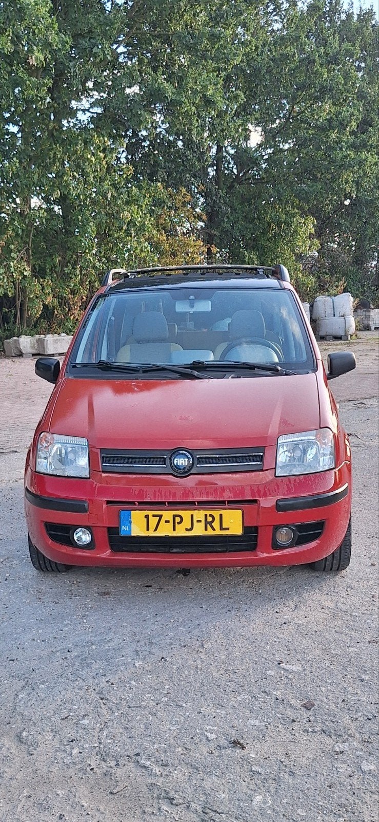 Fiat Panda 1.2 Panoramadak Climatronic, Auto's, Voorwielaandrijving, Stof, 400 kg, Origineel Nederlands