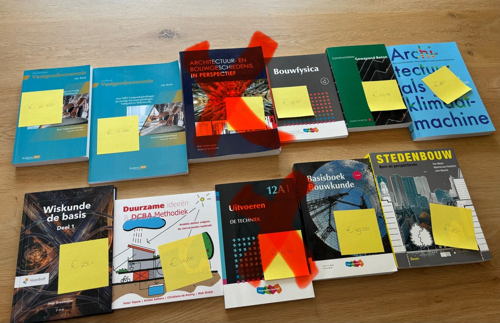 Diverse studieboeken Bouwkunde hbo leerjaar 1, Boeken, Ophalen of Verzenden, Beta, Zo goed als nieuw, HBO