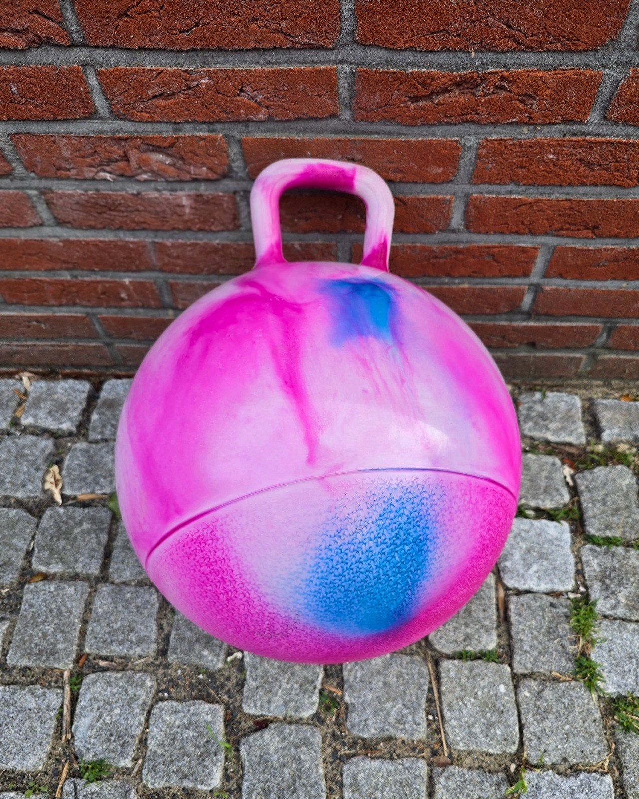 Skippybal van 45 cm met handvat zgan, Ophalen, Zo goed als nieuw